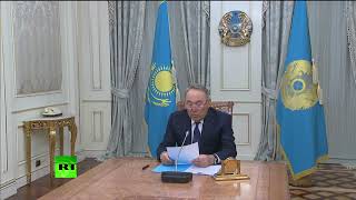 «Мой последний указ в качестве президента»: глава Казахстана Назарбаев объявил об уходе в отставку (19.03.2019 20:24)
