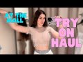 Transparent Clothes with Laurel  See-Through Try On Haul At The Mall [4K]