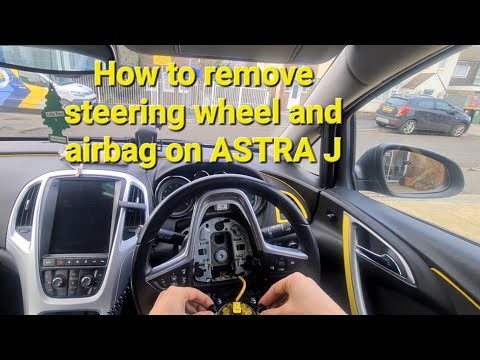 Come smontare il volante e l'airbag della Opel Astra