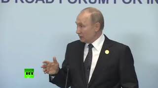 Путин даёт пресс-конференцию по итогам форума в Китае (27.04.2019 11:57)