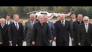 А.Лукашенко и М.Гуцериев. Нежинский горно-обогатительный комплекс ИООО "Славкалий"