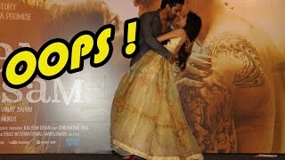 OOPS On Stage KISS By Harshwardhan And Marwa At Sanam Teri Kasam Trailer Launch