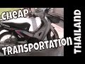 Cheap $3.00 a Week Transportation - Thailand