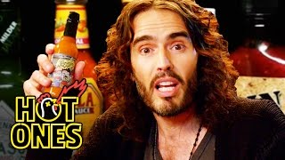 Russell Brand Achieves Enlightenment While Eating Spicy Wings | Hot OnesRussell Brand Achieves Enlightenment While Eating Spicy Wings | Hot Ones