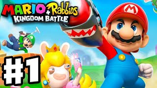 Mario + Rabbids Kingdom Battle - Gameplay Walkthrough Part 1 - World 1 Ancient Gardens! 2 Hours!Mario + Rabbids Kingdom Battle - Gameplay Walkthrough Part 1 - World 1 Ancient Gardens! 2 Hours!