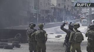 Протесты в Рамалле из-за переноса американского посольства из Тель-Авива в Иерусалим