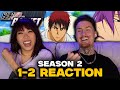 KAGAMI'S BROTHER!  Kuroko No Basket Season 2 Ep 1-2 Reaction