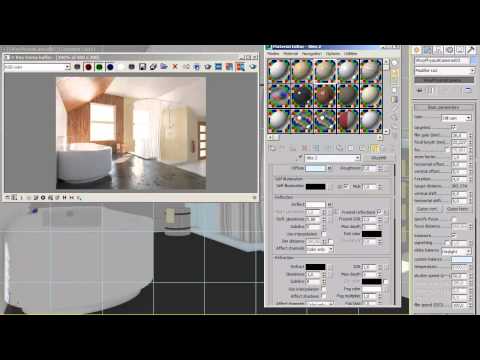 3D Max, визуализация интерьеров - Ночное освещение vray комнаты из 3D Max, визуализация интерьеров - Ночное освещение vray комнаты из