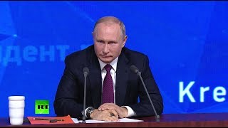 «Слово, которое вы теперь знаете»: на пресс-конференции Путину задали вопрос про рэп