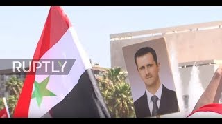 Праздник на площади Омейядов в Дамаске: освобождение Восточной Гуты