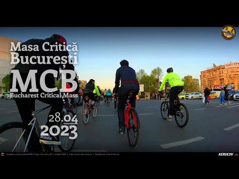 VIDEOCLIP Masa Critica Bucuresti - 28 aprilie 2023 (Bucharest Critical Mass)