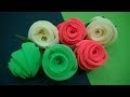 D.I.Y. Neon Chiffon Fabric Roses