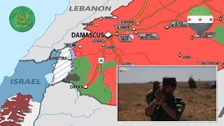 20 июня 2018. Военная обстановка в Сирии. Бои между сирийской армией и боевиками в провинции Даръаа.