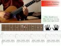 Guitar tab instruction