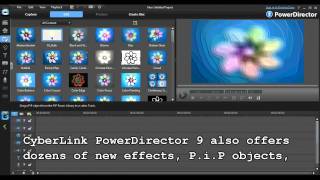 how to use cyberlink powerdirector 9