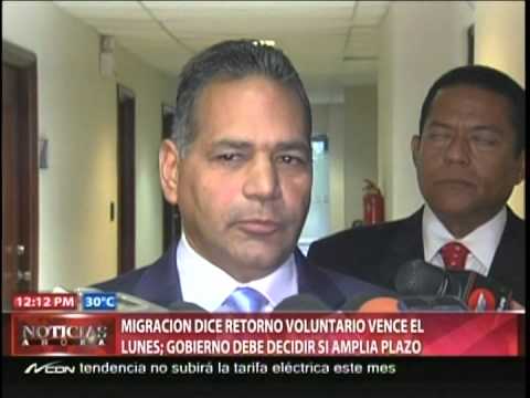 Migración dice retorno voluntario vence el lunes; Gobierno debe decidir si amplia el plazo Migración dice retorno voluntario vence el lunes; Gobierno debe decidir si amplia el plazo