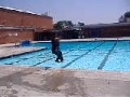 Rick And Kacey Jump In Pool