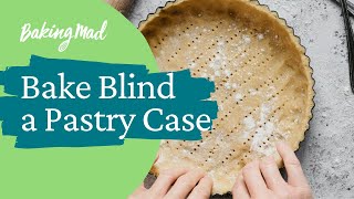 What can I use for blind baking a pastry case?