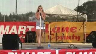 Krista Nicole Live! Why by Avril Lavigne at the Lane Co Fair