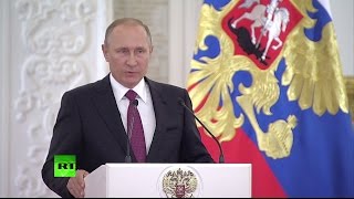 Путин награждает членов паралимпийской сборной РФ в Кремле