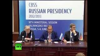 Пресс-конференция министров иностранных дел России, Германии и Финляндии