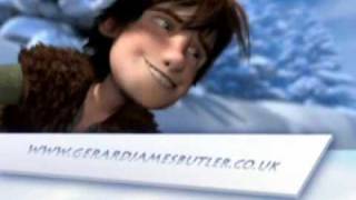 Gerard Butler in How to train your Dragon The Olympics Sports Film Trailer Full version