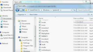 how to register dll/ocx file in sysm32 windows 7