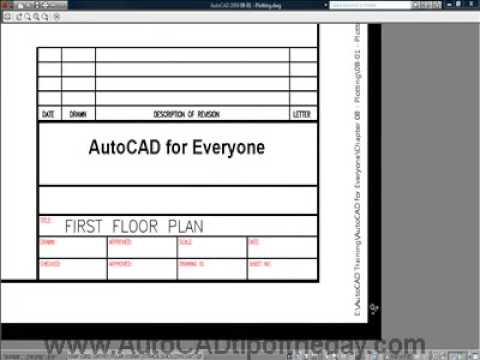 AutoCAD Plot Stamp Image 1
