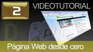 Tutorial: Como hacer página Web con Dreamweaver y PHP. Cap. 2