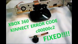 kinect error code c00000c2 and not starting up, FIXED!!!!!