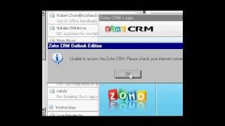 Serious show stopping problem with ZohoCRM and Outlook Plugi