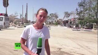В ожидании помощи и гуманитарных пауз: корреспондент RT побывала в разрушенном Алеппо