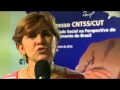 Maria Aparecida Fária, da Direção da CNTSS/CUT, faz balanço do 6º Congresso Nacional e fala sobre a posse da nova Direção da Confederação
