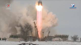 Пуск РН "Союз-2.1а" с ТГК "Прогресс МС-08"
