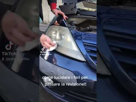 Come lucidare i fari anteriori della Citroen C3