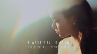I WANT YOU TO KNOW - Zedd feat. Selena Gomez (Cover) Megan Nicole and Madilyn Bailey