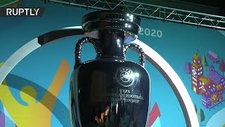 УЕФА представил официальный логотип Евро-2020 в Санкт-Петербурге