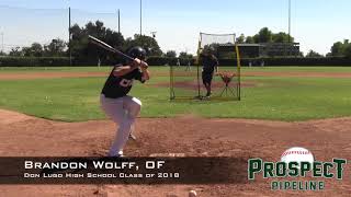 Brandon Wolff Prospect Video, OF, Don Lugo High School Class of 2018Brandon Wolff Prospect Video, OF, Don Lugo High School Class of 2018