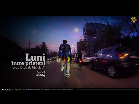 VIDEOCLIP Cu bicicleta prin Bucuresti / Luni, intre prieteni / 1 aprilie 2024 [VIDEO]