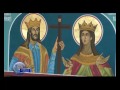 Biserica din Ticvaniu Mare împodobită de sărbătoare