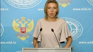 Брифинг М.Захаровой, 8.09.2016