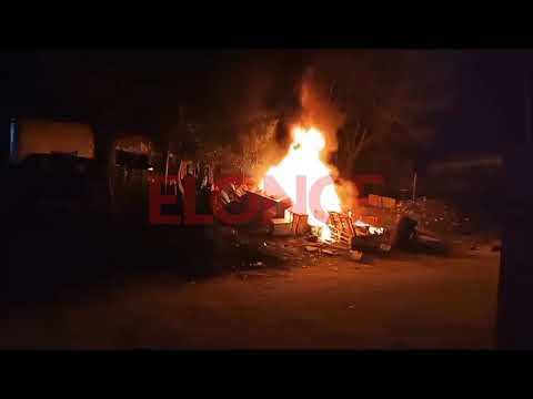 Paraná, incendiaron una vivienda