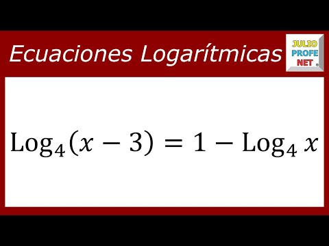 Ecuación logarítmica