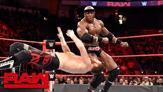 Rollins, Strowman, Bálor, Lashley & Roode vs. Zayn, Owens, The Miz & Miztourage: Raw, April 16, 2018 Rollins, Strowman, Bálor, Lashley & Roode vs. Zayn, Owens, The Miz & Miztourage: Raw, April 16, 2018
