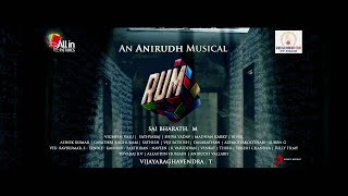 "RUM" Movie Trailer- Hrishikesh, Sanchita Shetty | Music by Anirudh Ravichander |