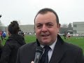 Allenamento della nazionale di rugby sul campo provinciale
