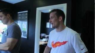 Owen Roddy preparing for Shannon Gugerty