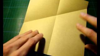 How to Fold Square Paper Into Fifths