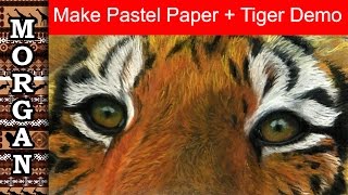 Making Pastel Paper, CHEAPLY! + Tiger Demo Jason Morgan Wildlife ArtMaking Pastel Paper, CHEAPLY! + Tiger Demo Jason Morgan Wildlife Art