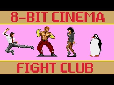 Así sería un juego de 16-bits del Club de la Pelea Así sería un juego de 16-bits del Club de la Pelea